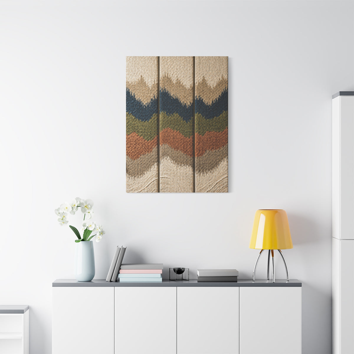 Layered Landscape Acoustic Texture Wall Art & Canvas Print
