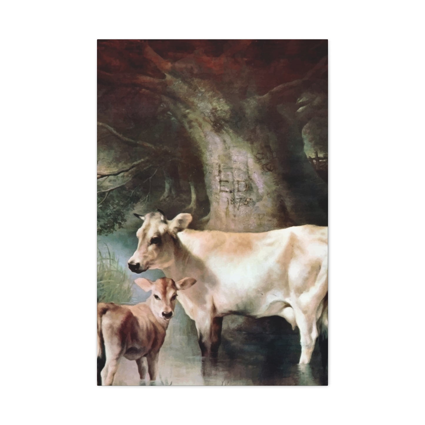 Aesthetic Cow Wall Art & Canvas Prints
