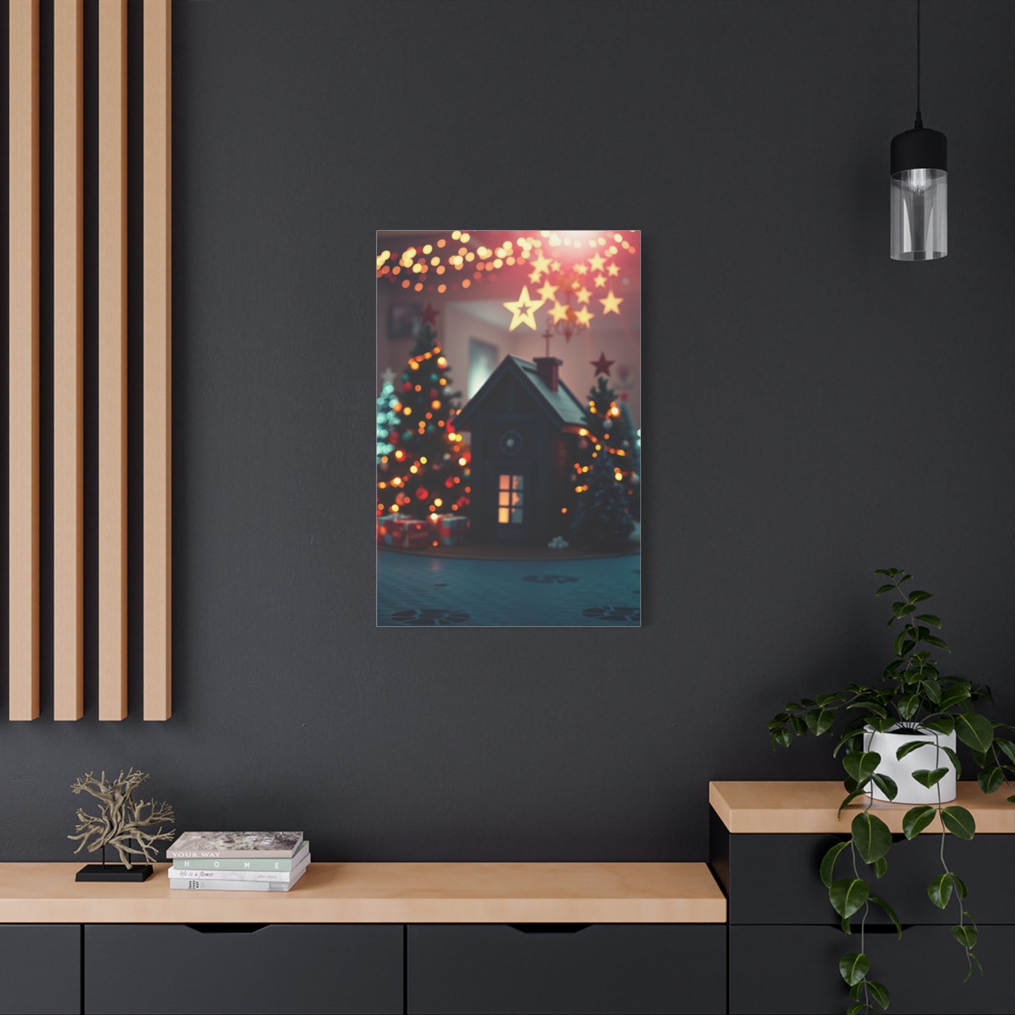 Supreme Black Christmas Art Collection Wall Art & Canvas Print
