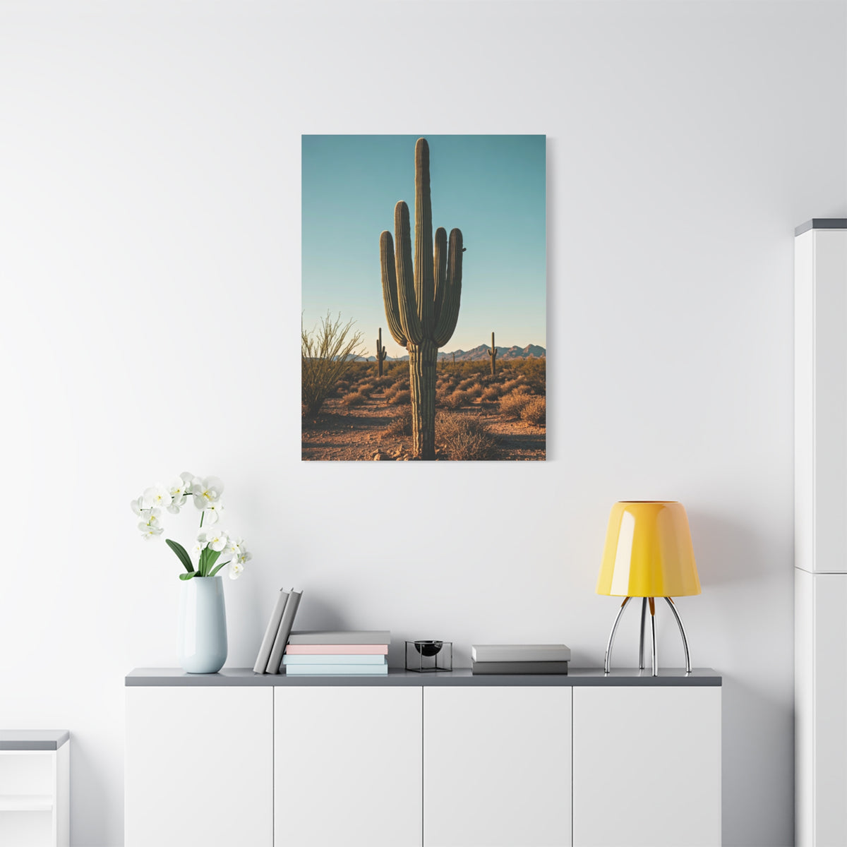 Classic Saguaro Desert Landscape Wall Art & Canvas Prints