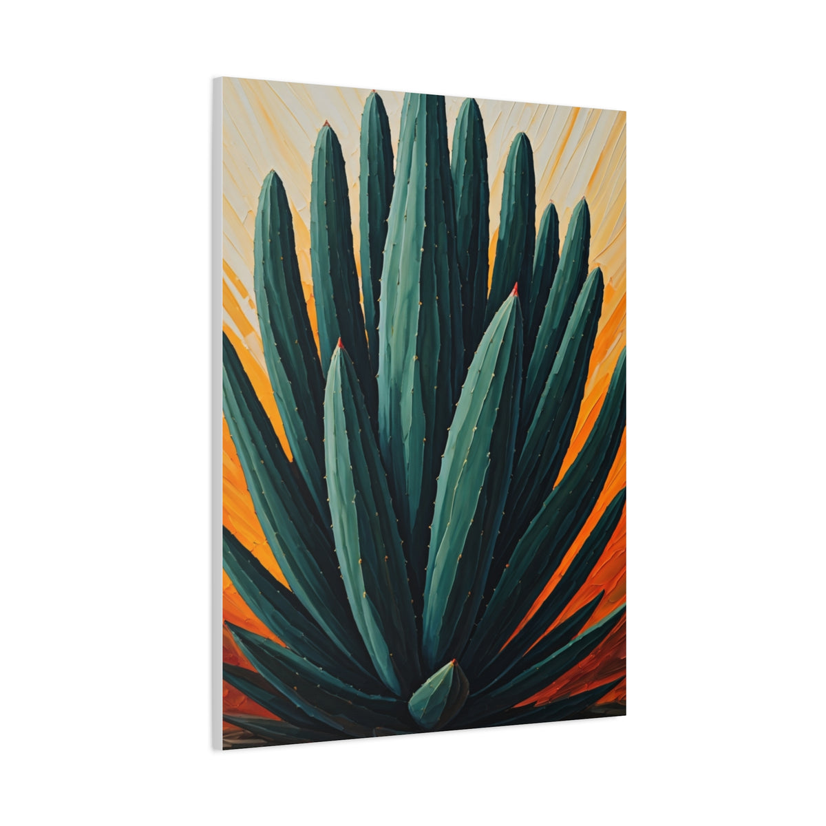Agave Desert Botanical Illustration Wall Art & Canvas Prints
