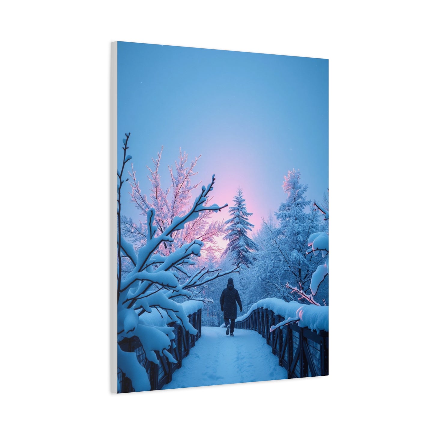 Opulent Frosted Vistas Wall Art & Canvas Print