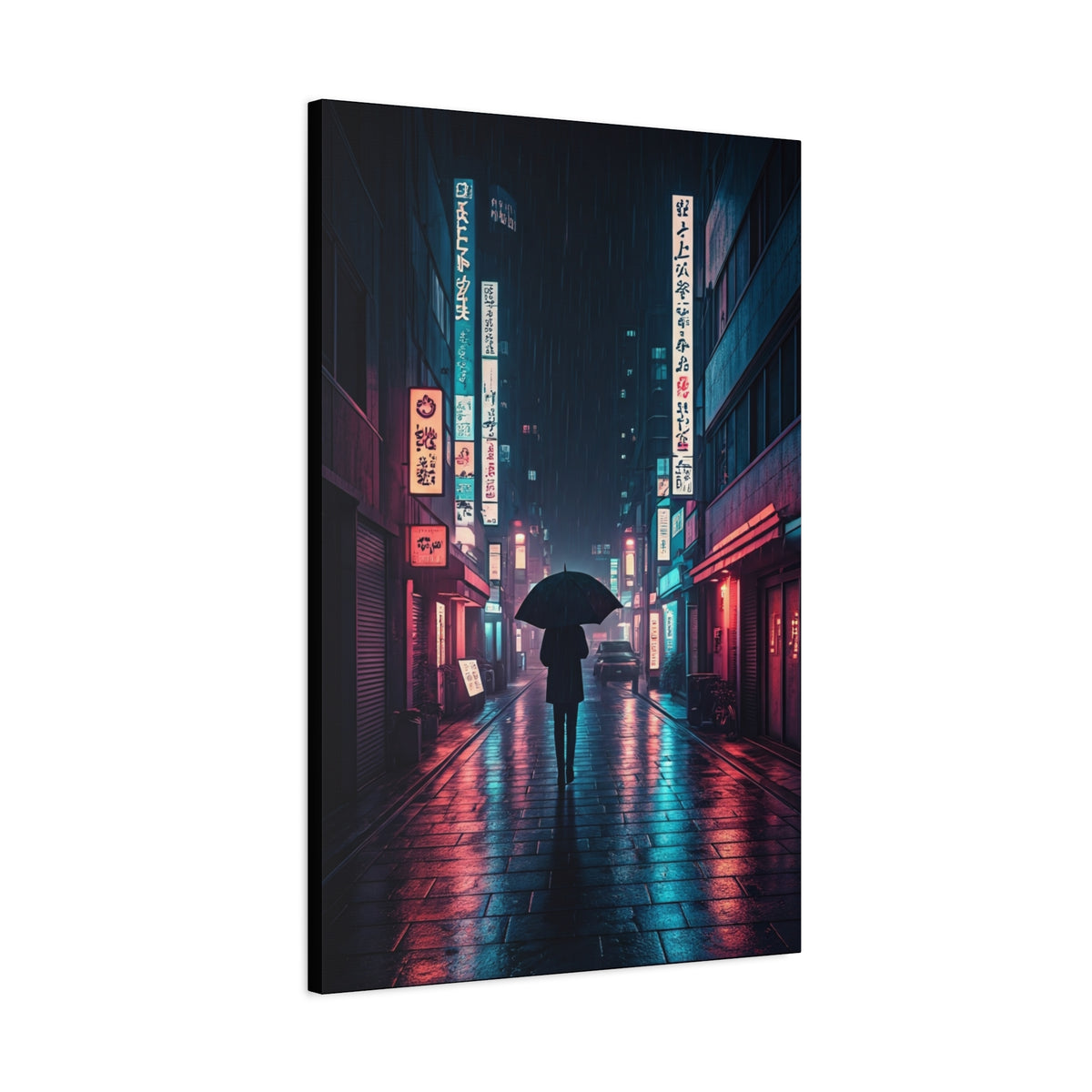 Rainlit City Solitude Wall Art & Canvas Prints