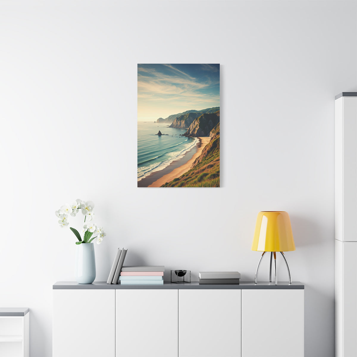 Majestic Cliffside Ocean Panorama Wall Art & Canvas Prints