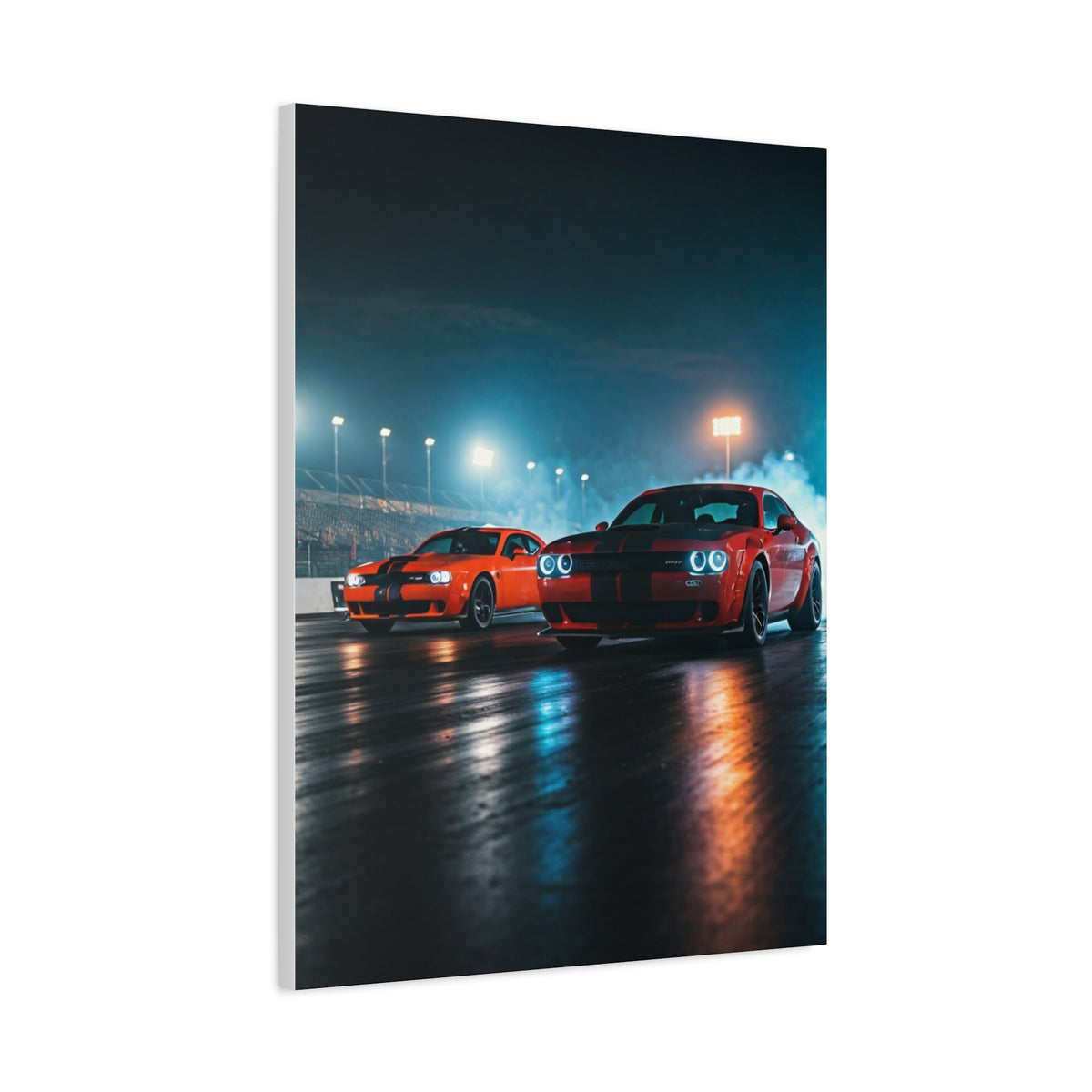 Midnight Pre-Launch Showdown – Hellcat Redeye vs Demon 170 Wall Art & Canvas Prints
