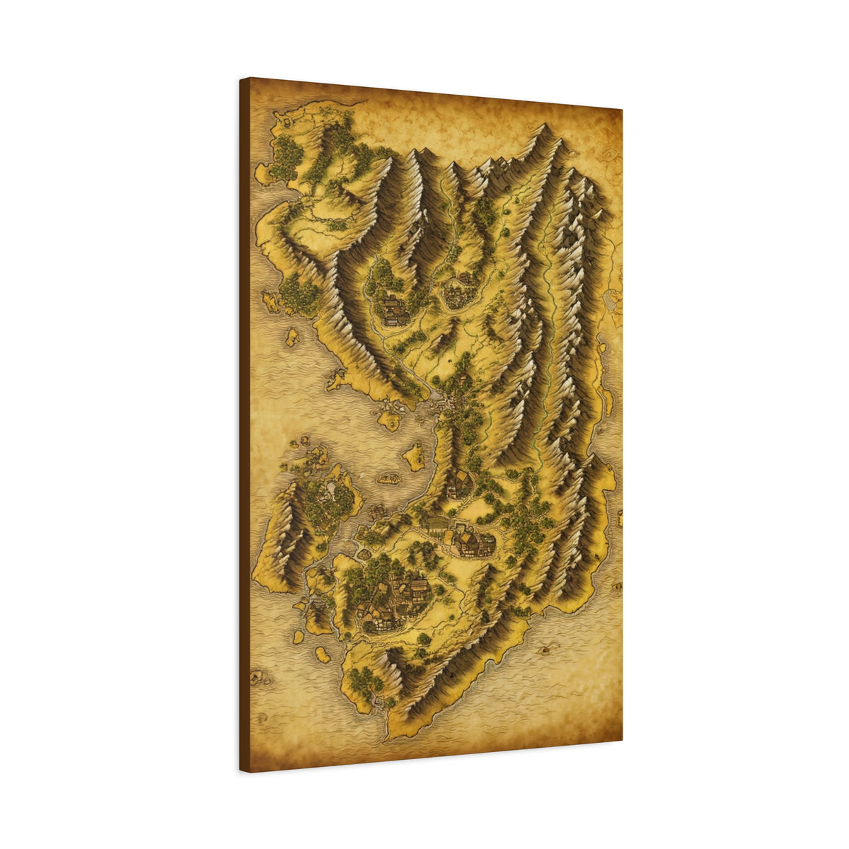 Ancient Realm Map Wall Art & Canvas Prints