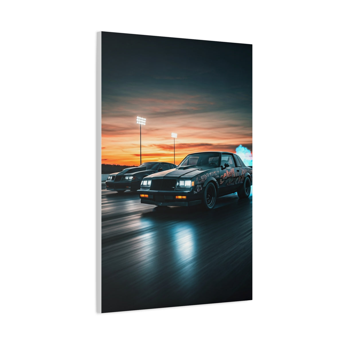 Turbo G Body Chase Under Stadium Lights Wall Art & Canvas Prints