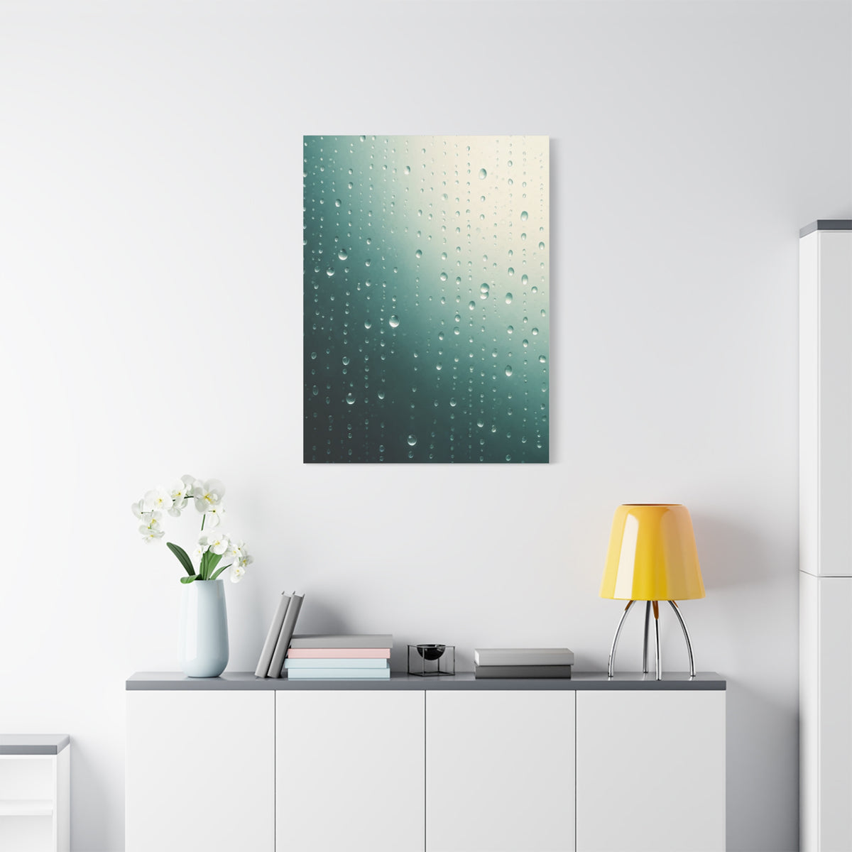 Rain Mist Gradient Wall Art & Canvas Prints