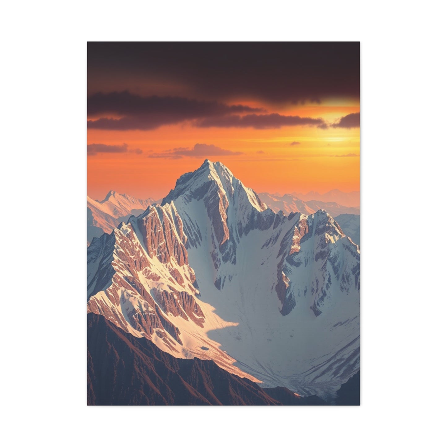 Serene Heights Artwork Wall Art & Canvas Print