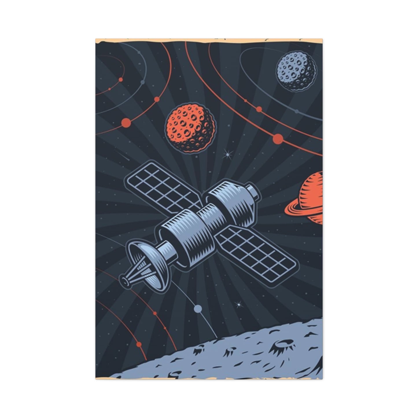 Satellite Poster Wall Art & Canvas Prints