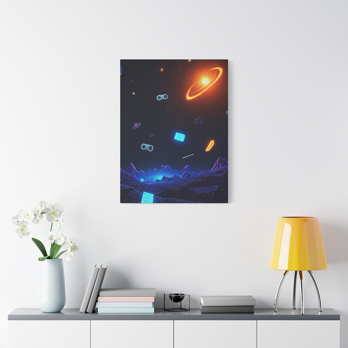 Cosmic Gaming Universe Wall Art & Canvas Prints