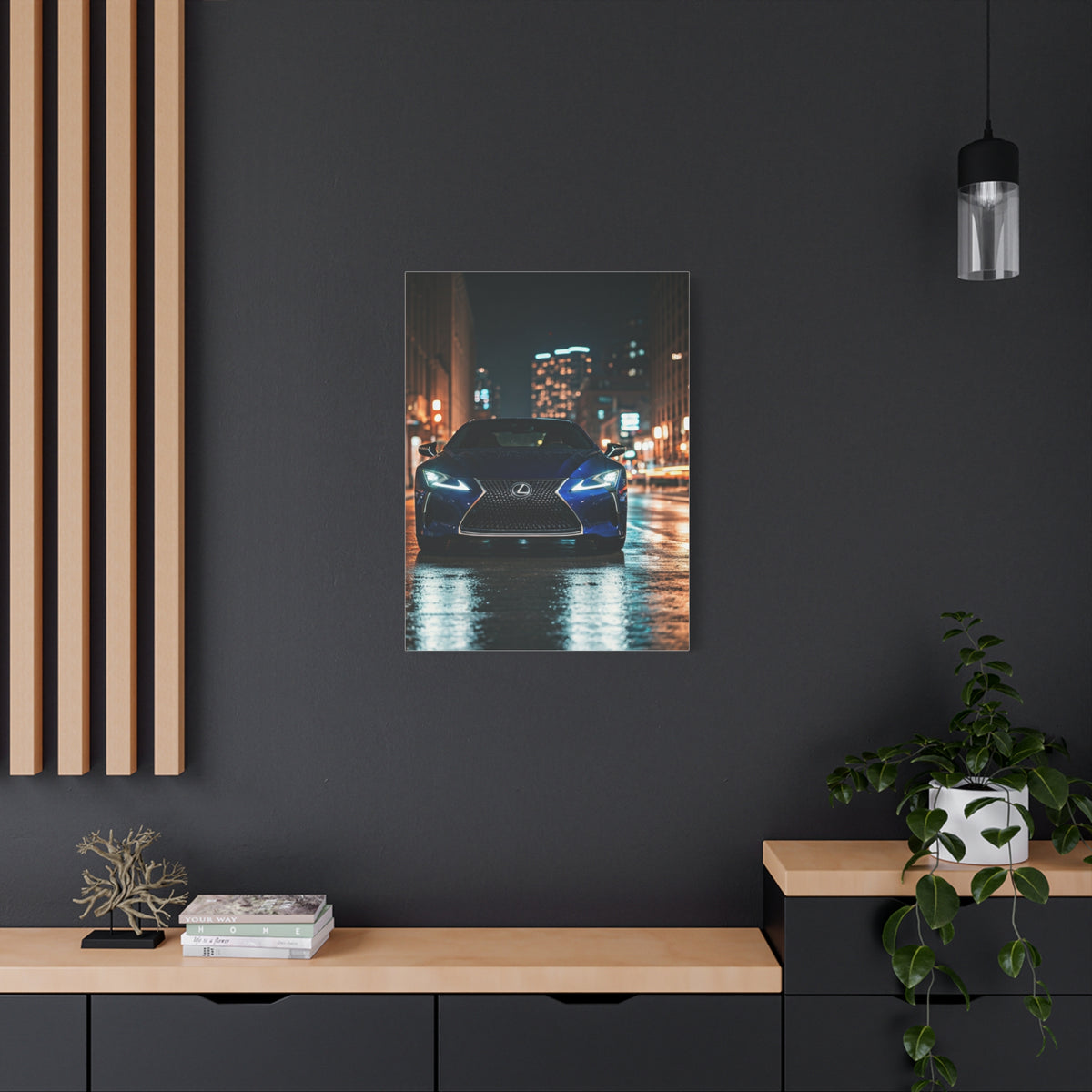 Lexus LC 500 City Night Sophistication Wall Art & Canvas Prints