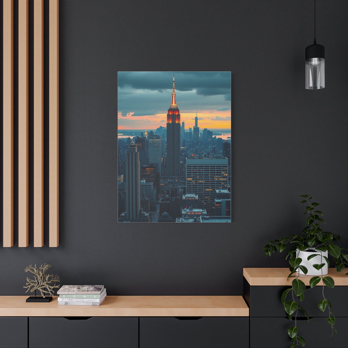 Supreme NYC Skyline Art Wall Art & Canvas Print
