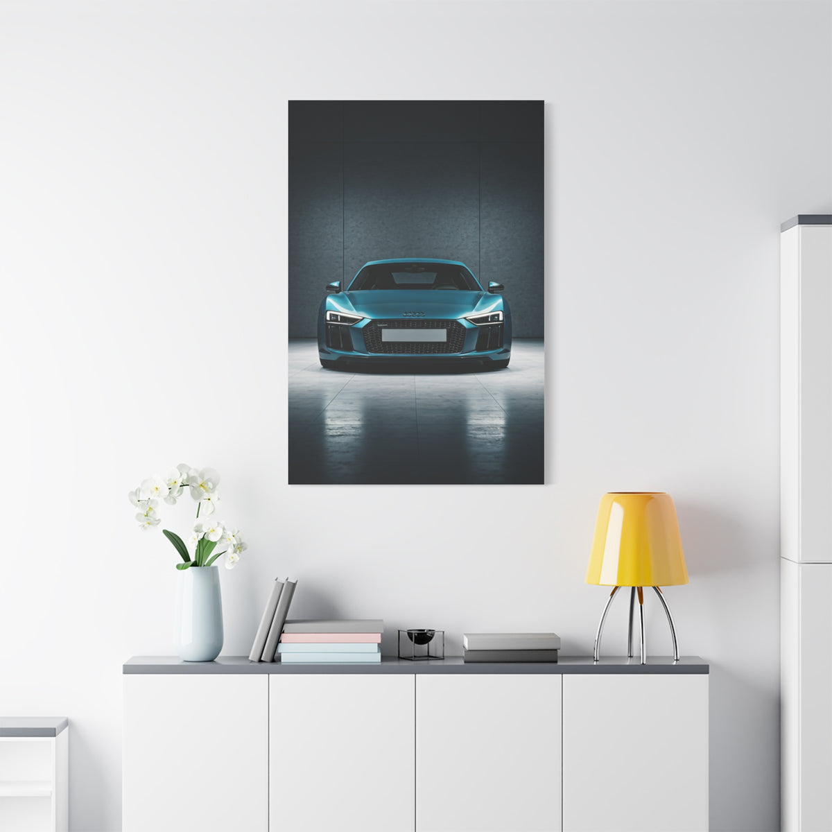 Audi R8 Precision Engineering Showcase Wall Art & Canvas Prints