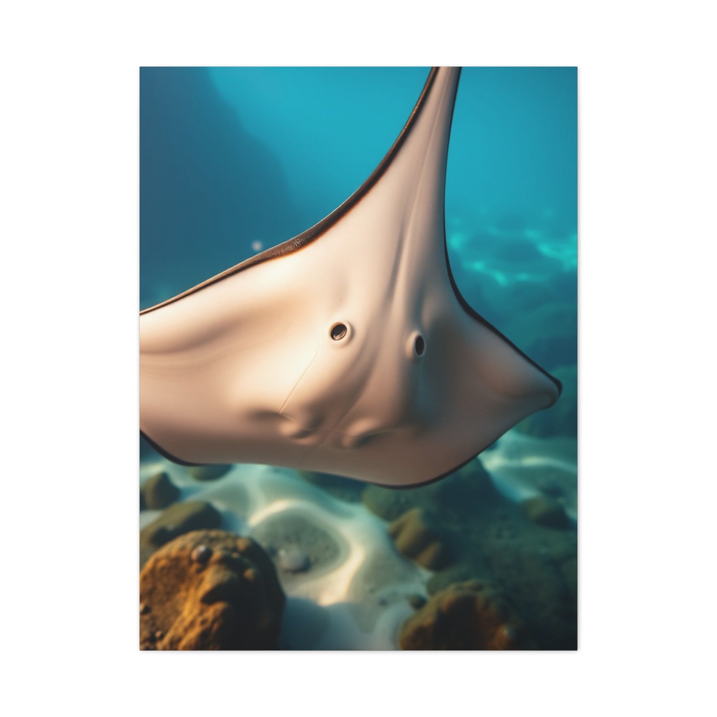 Masterpiece Ray & Stingray Art Vision Wall Art & Canvas Print