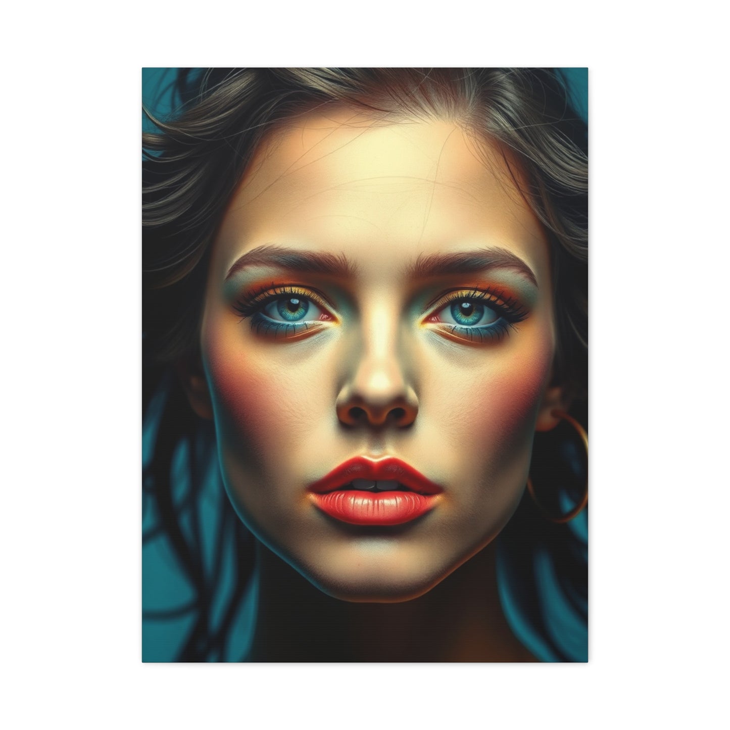 Masterpiece Blue Music Art Vision Wall Art & Canvas Print