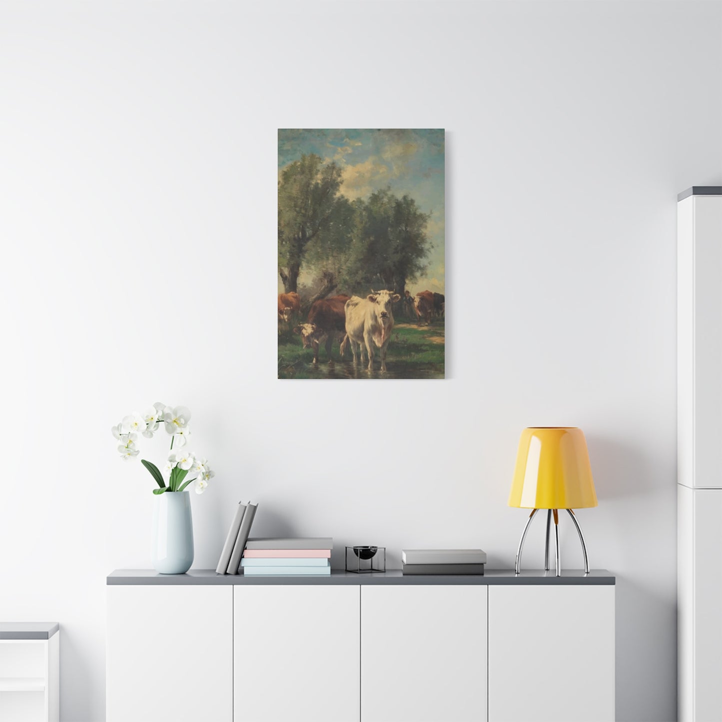 American Cow Wall Art & Canvas Prints