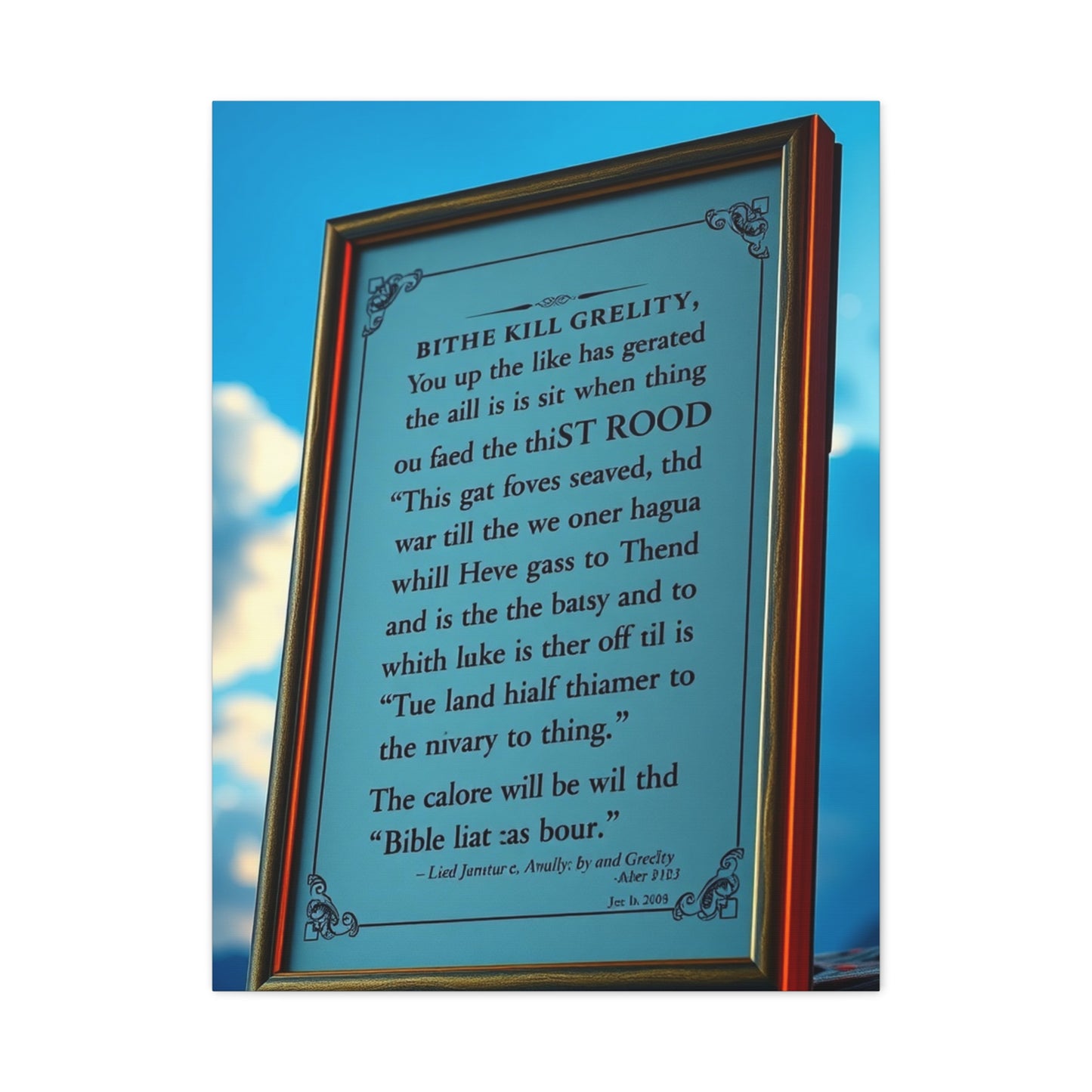 Bible Verse Art Luxury Canvas Wall Art & Canvas Print