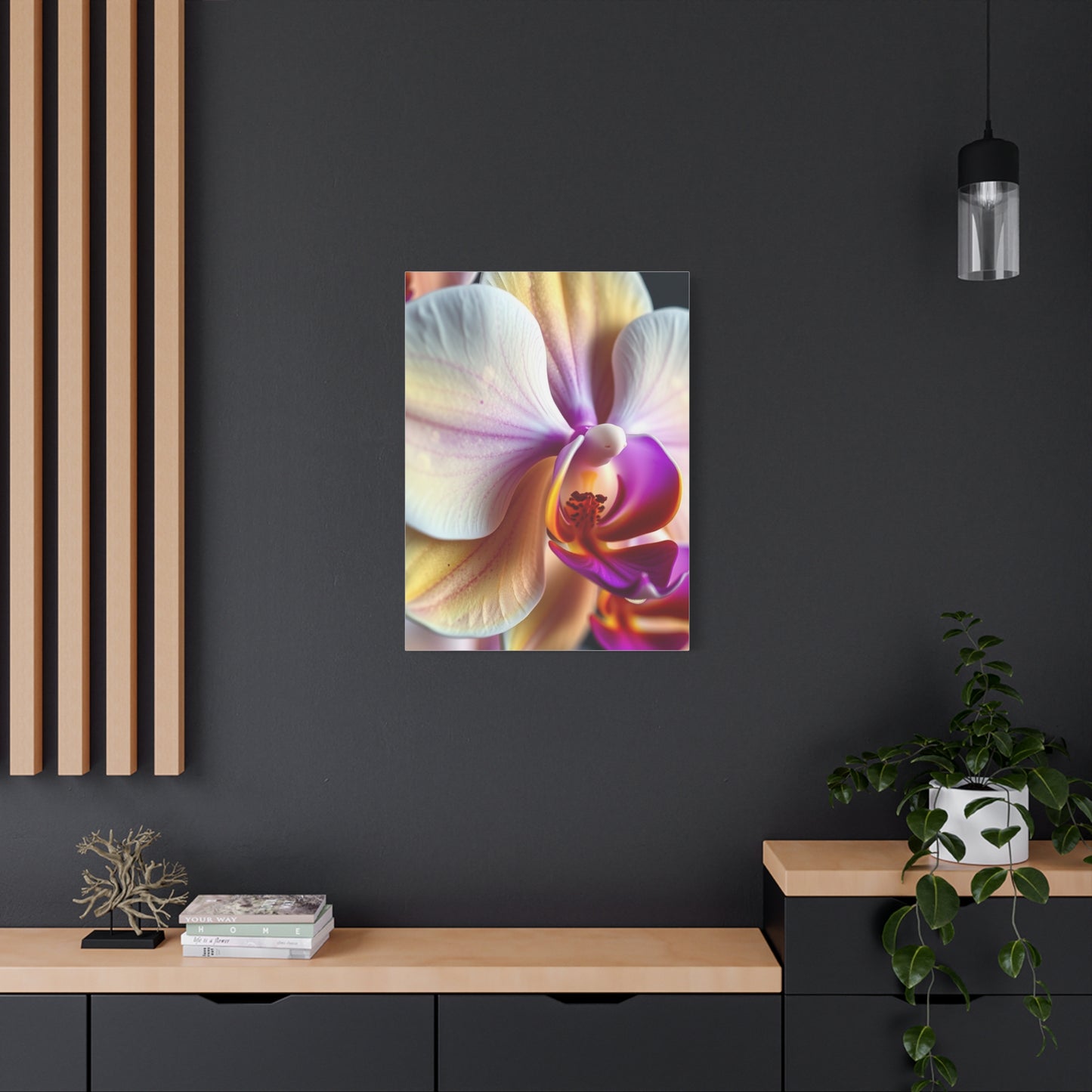 Orchid Flower Art Supreme Canvas Wall Art & Canvas Print