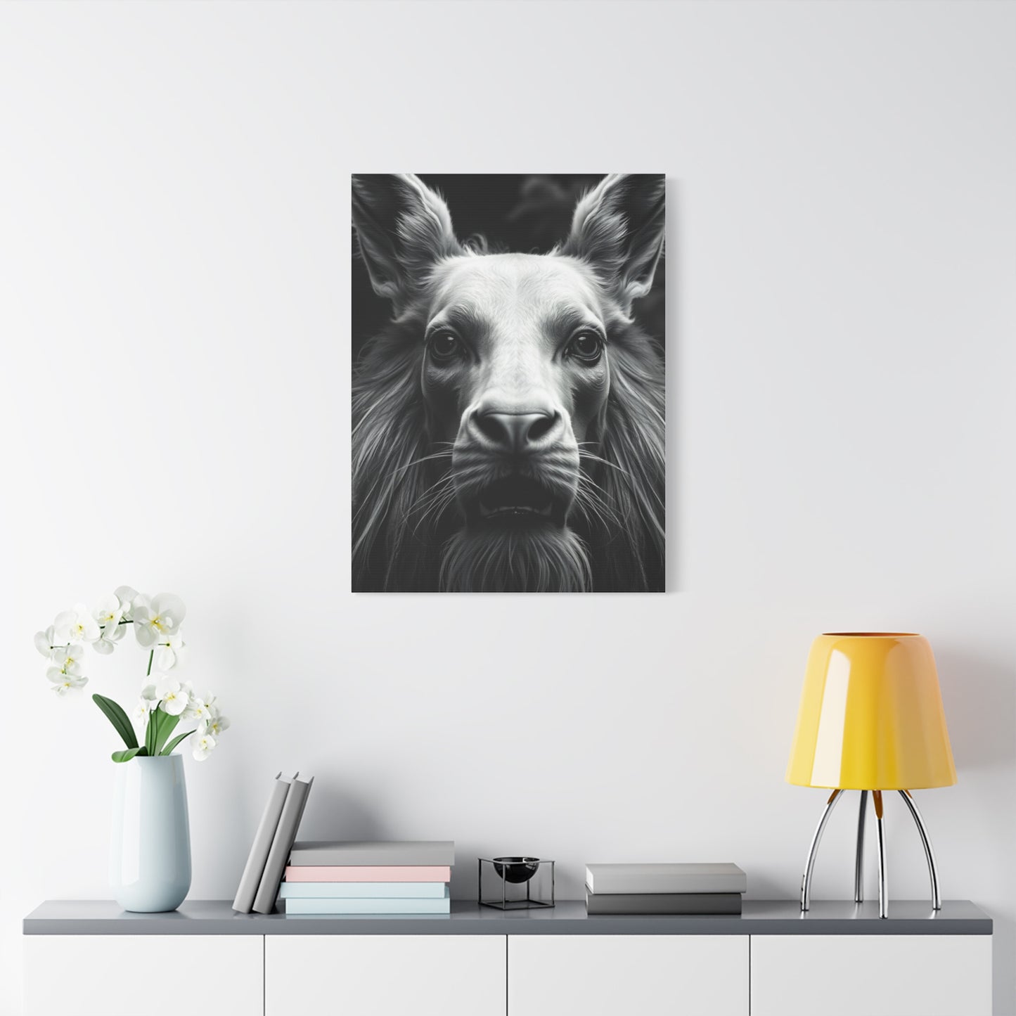 Veiled Silhouette Masterpiece Wall Art & Canvas Print