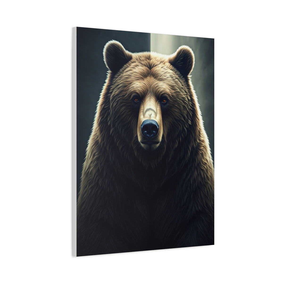 Regal Grizzly Close-Up Portrait Wall Art & Canvas Prints
