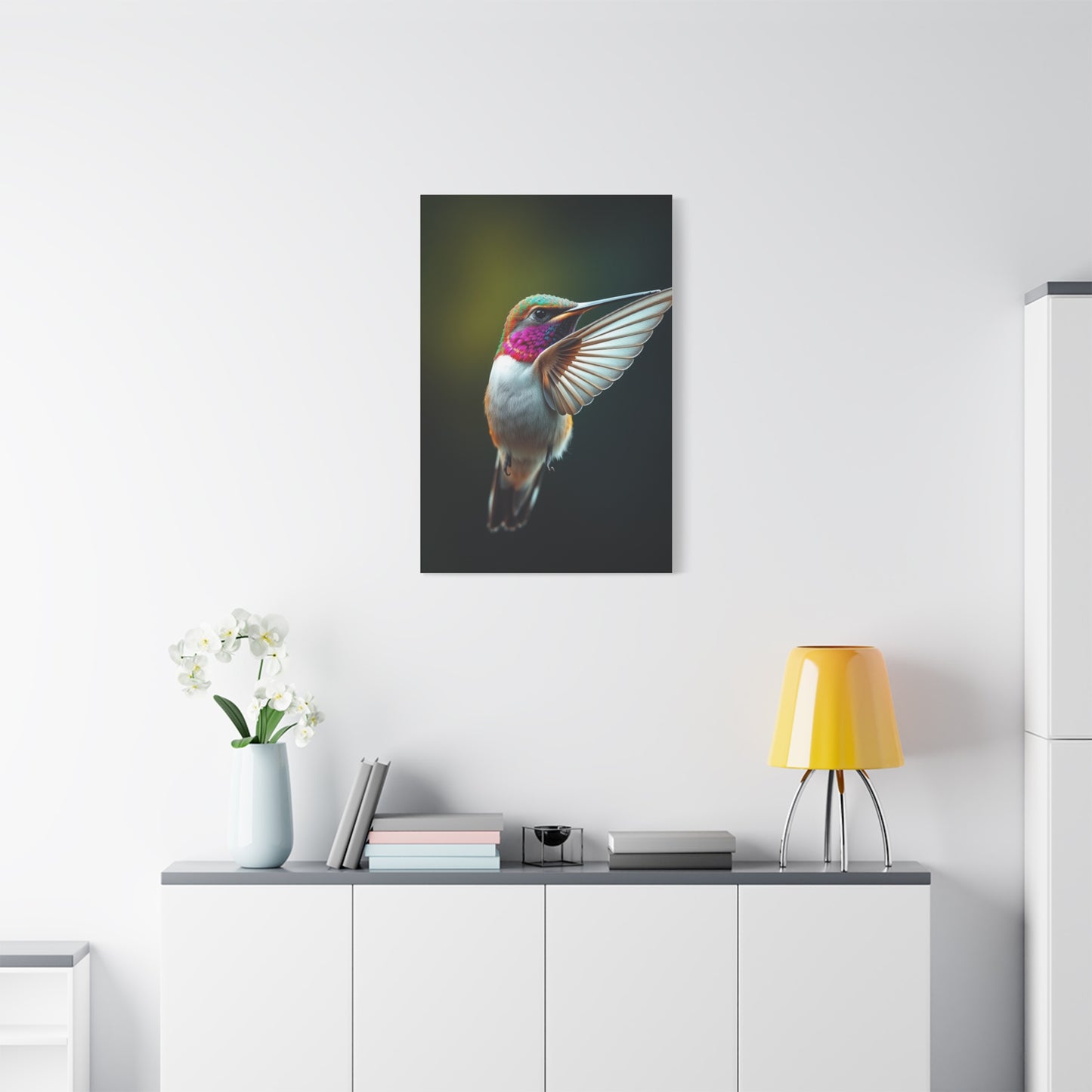 Beautiful Humming Bird Art Supreme Canvas Gallery Wall Art & Canvas Print