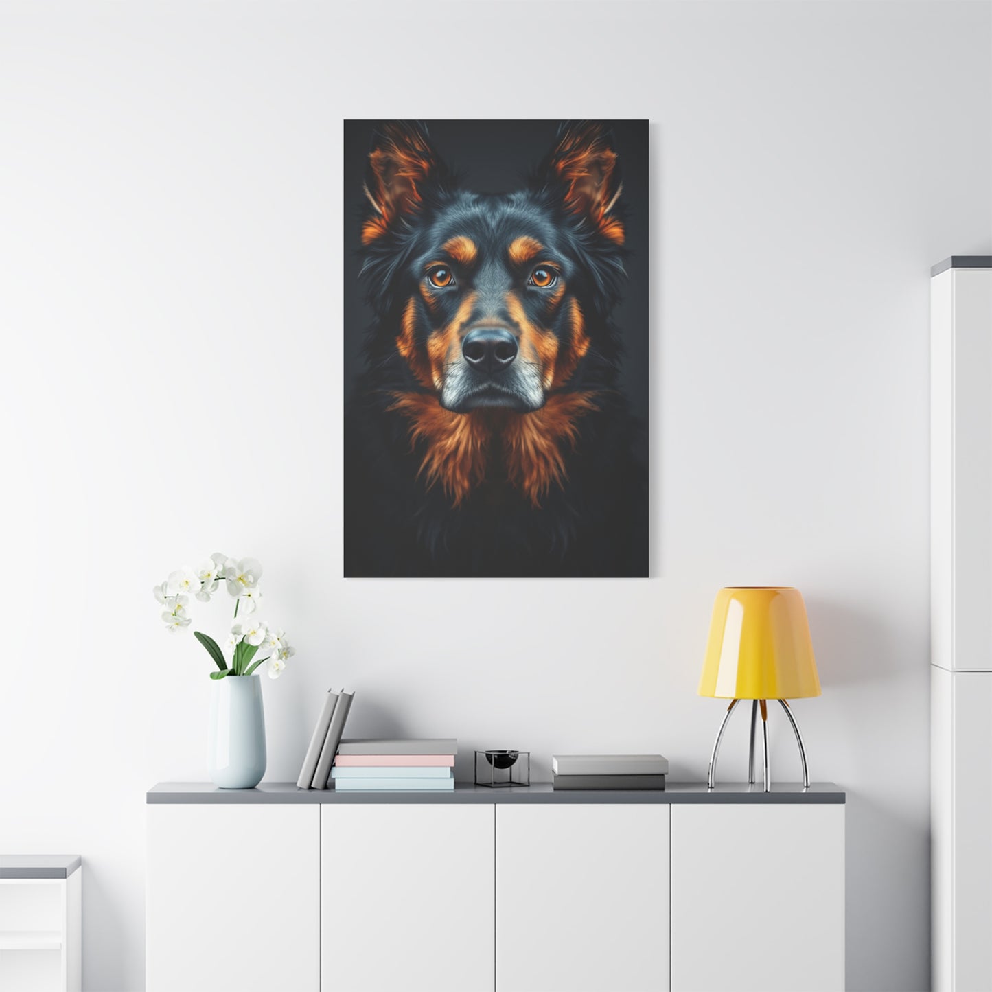 Black and Tan Art Supreme Gallery Wall Art & Canvas Print