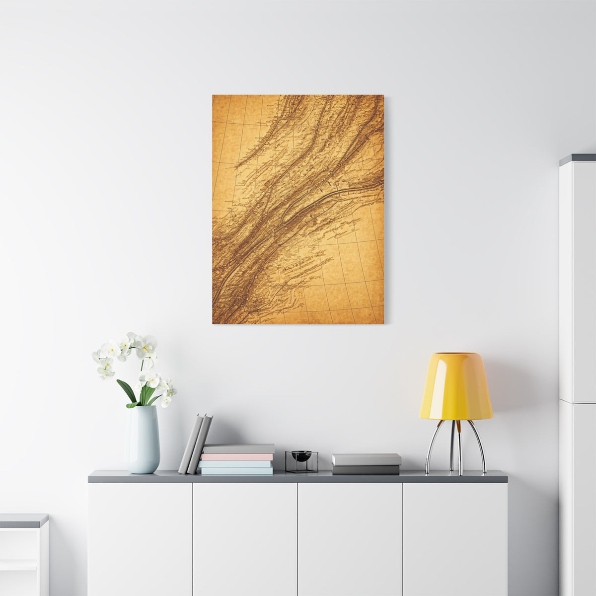 Antique Parchment Texture Abstract Wall Art & Canvas Prints