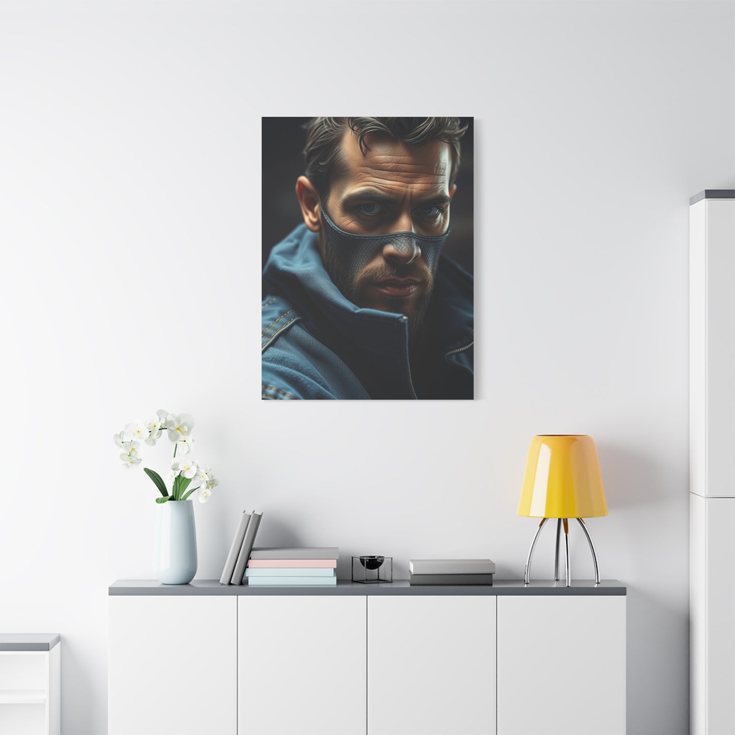 Denim and Leather Art Supreme Canvas Wall Art & Canvas Print