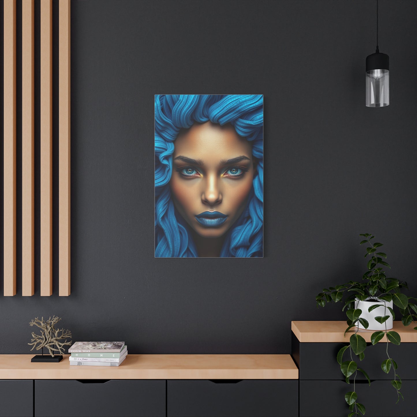 Supreme Blue & Green Art Collection Wall Art & Canvas Print