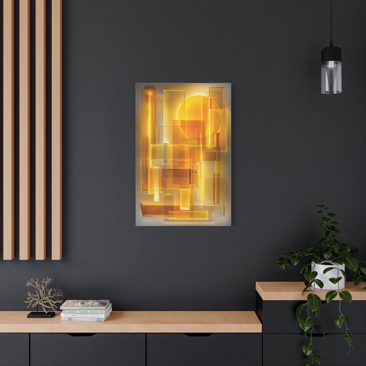 Acrylic Glass Luminous Panel Abstract Wall Art & Canvas Print