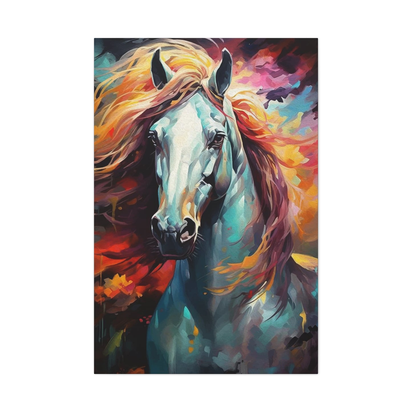 Colorful Horse Wall Art & Canvas Prints