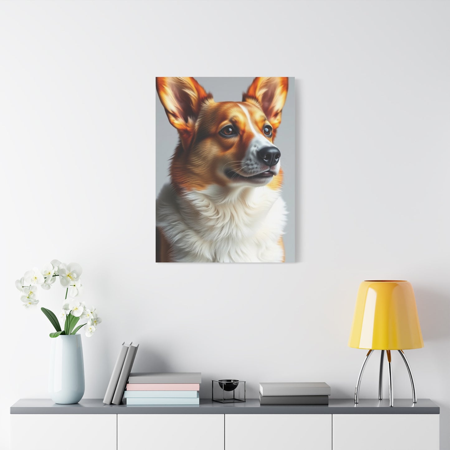 Collection Corgi Dog Art Wall Art & Canvas Print