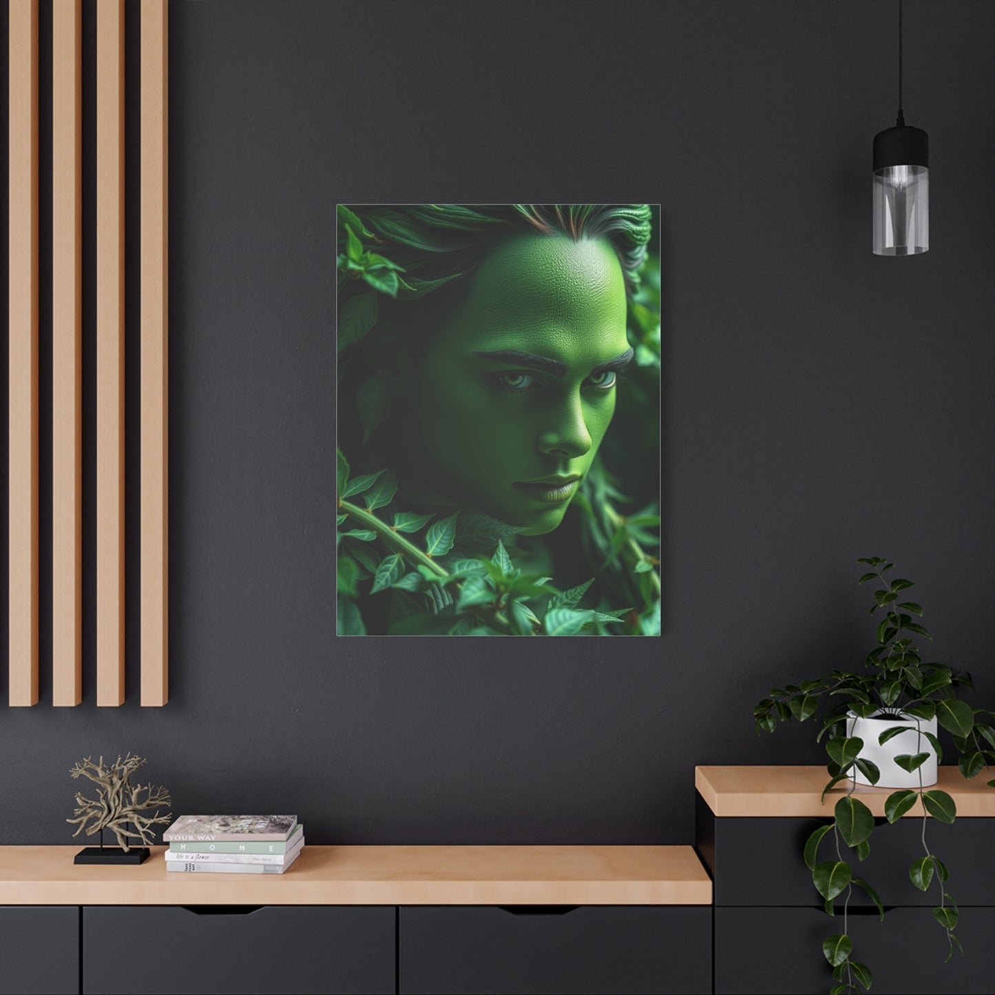 Verdant Elegance Canvas Wall Art & Canvas Print