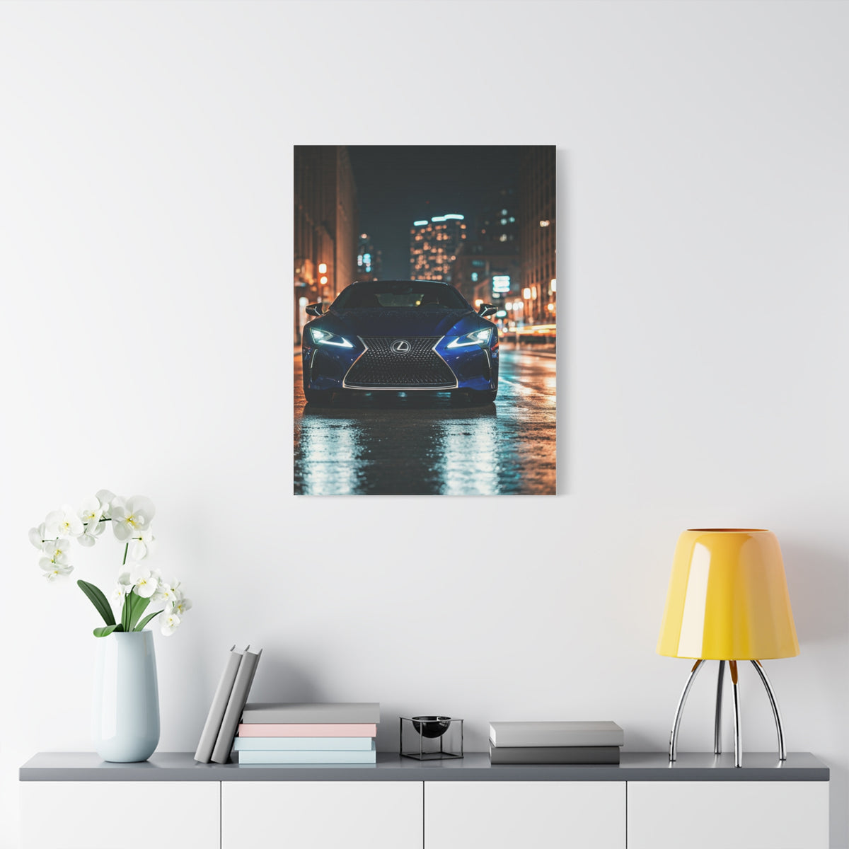Lexus LC 500 City Night Sophistication Wall Art & Canvas Prints