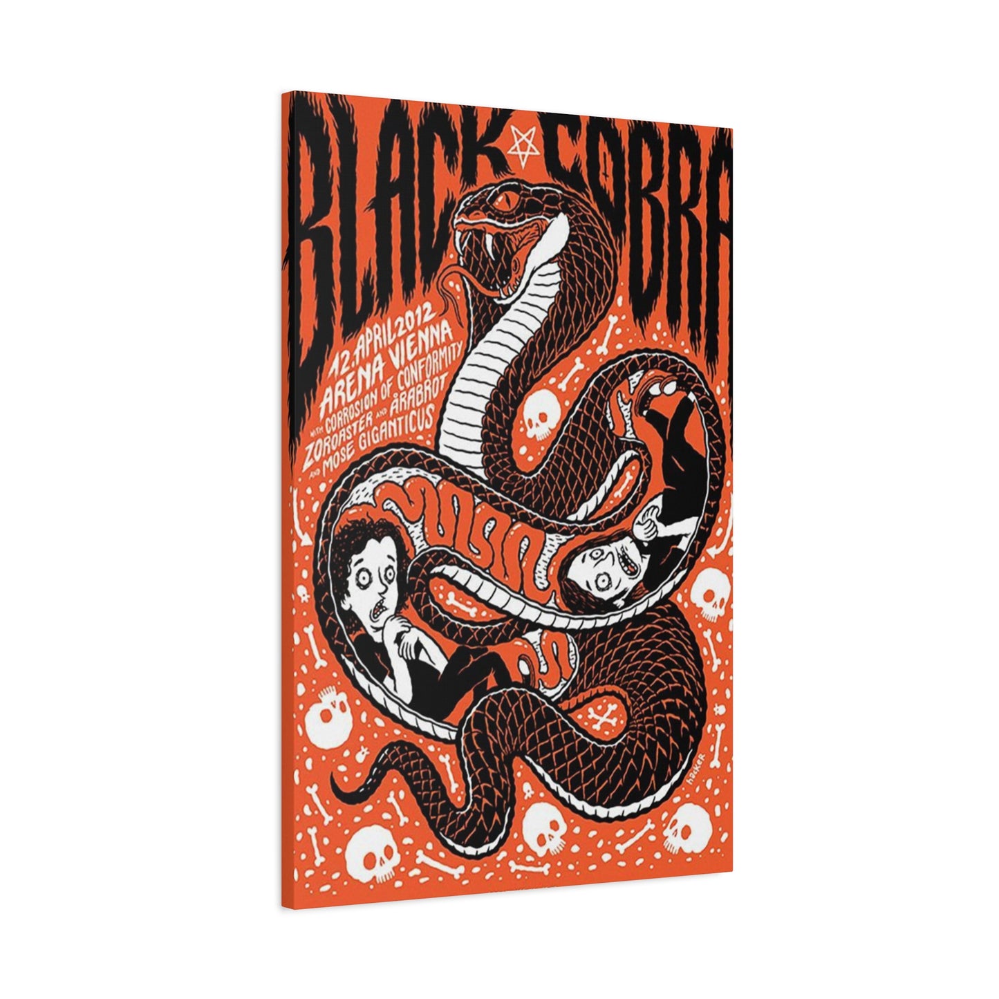 Black Cobra Wall Art & Canvas Prints