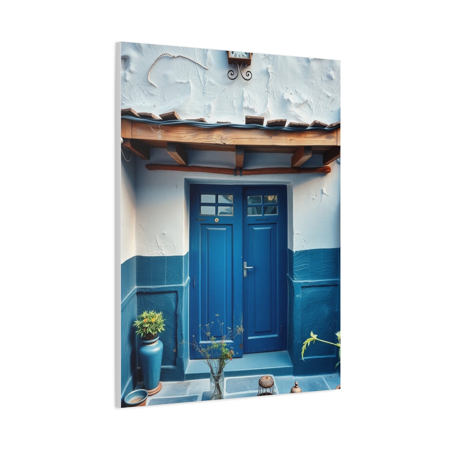 Supreme Blue and White Art Collection Wall Art & Canvas Print