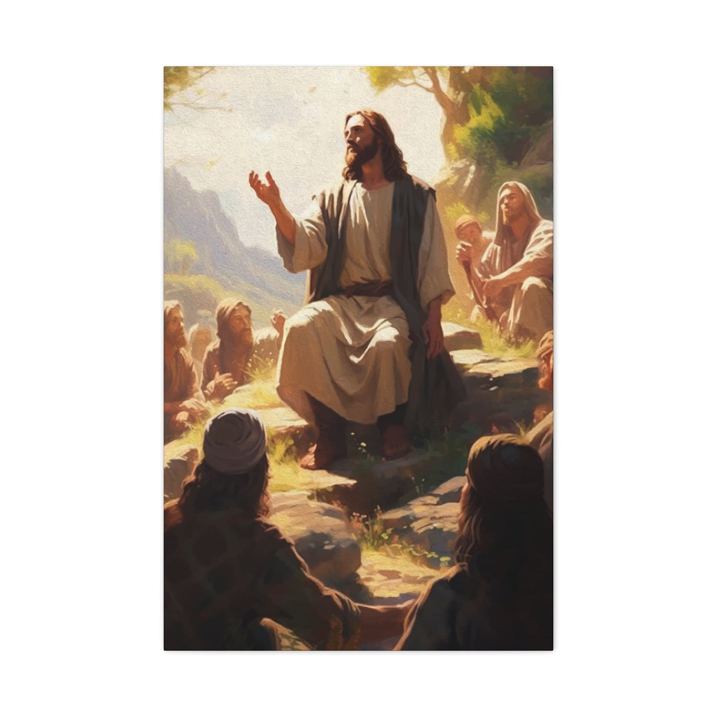 Jesus Talks Wall Art & Canvas Prints