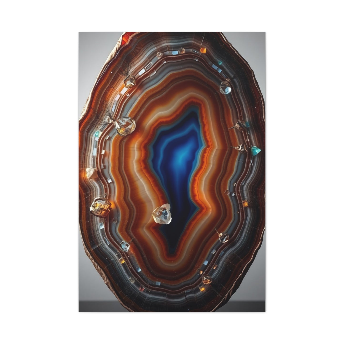 Agates, Geodes & Minerals Art Supreme Canvas Gallery Wall Art & Canvas Print