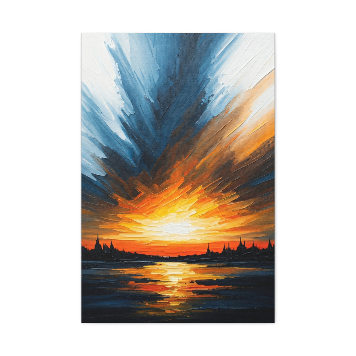 Dramatic Sunset Burst Wall Art & Canvas Prints
