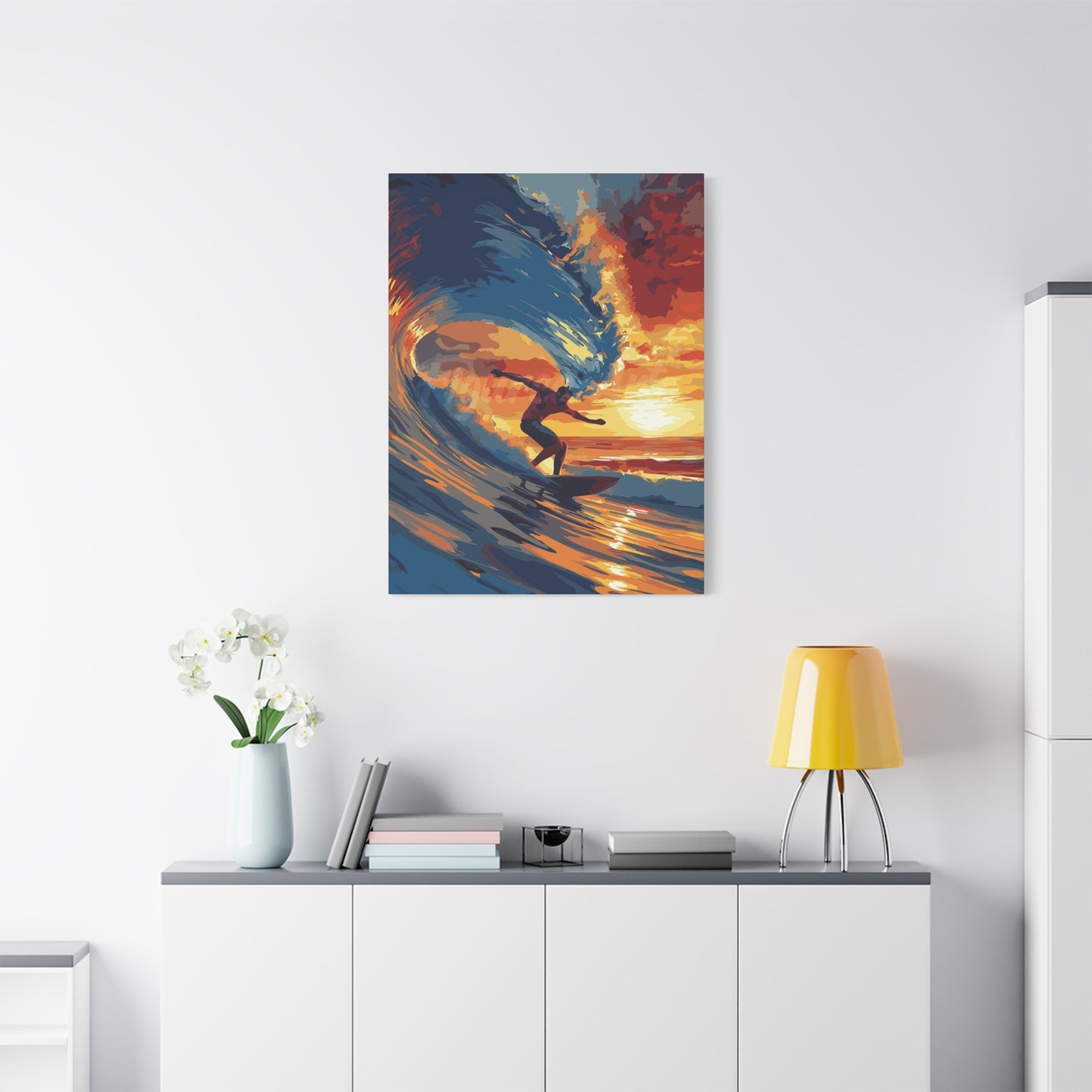 Surfing Abstract Wall Art & Canvas Prints