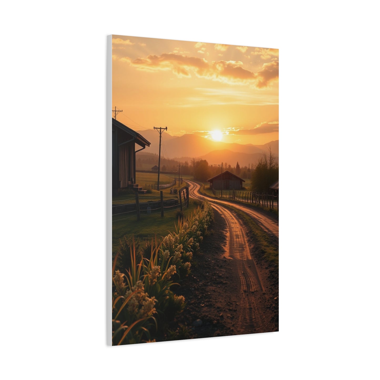 Tranquil Pastures Canvas Wall Art & Canvas Print