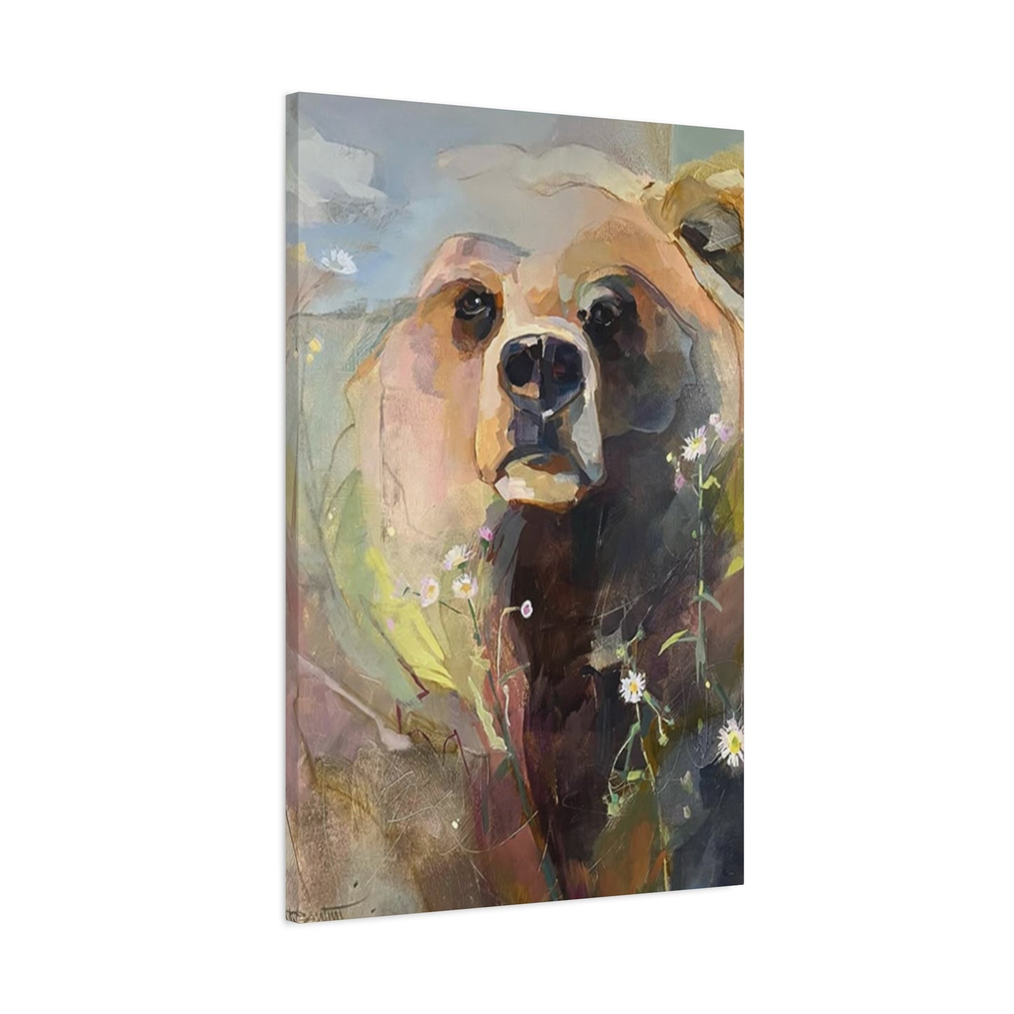 Grizzly Bear Painting Wall Art & Canvas Prints