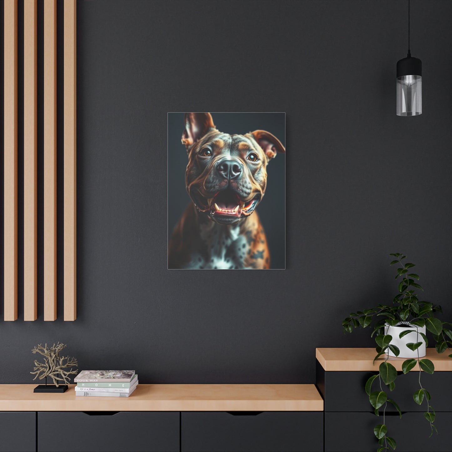Supreme Pit Bull Art Wall Art & Canvas Print