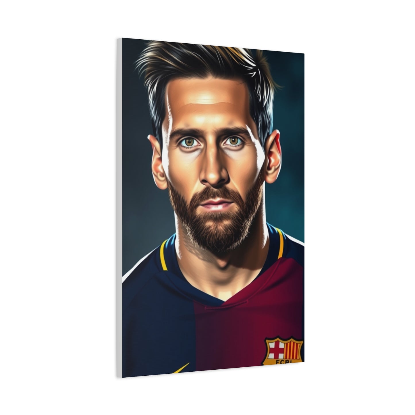 Messi: The Artistic Virtuoso Canvas Wall Art & Canvas Print