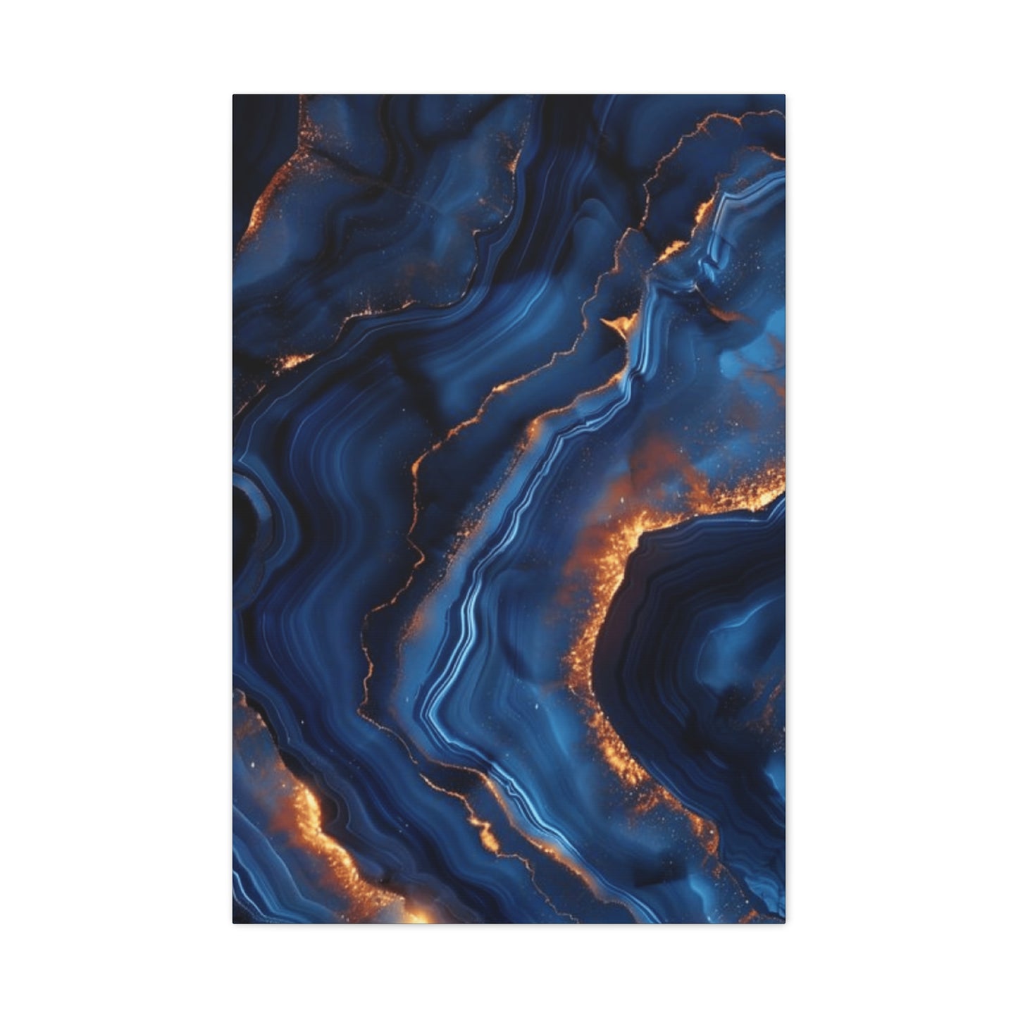 Navy Blue Abstract Wall Art & Canvas Prints