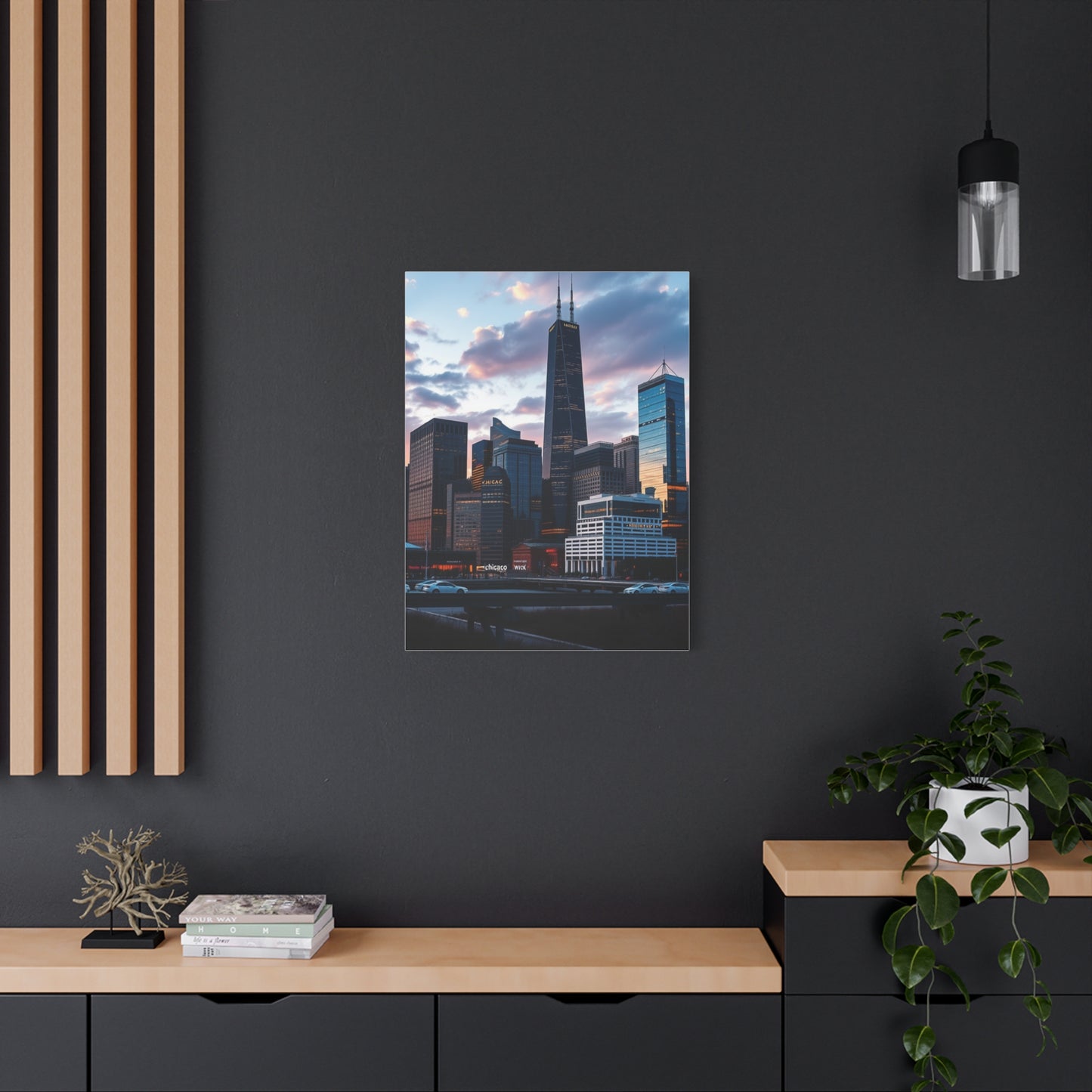 Chicago Skylines Art Supreme Canvas Gallery Wall Art & Canvas Print