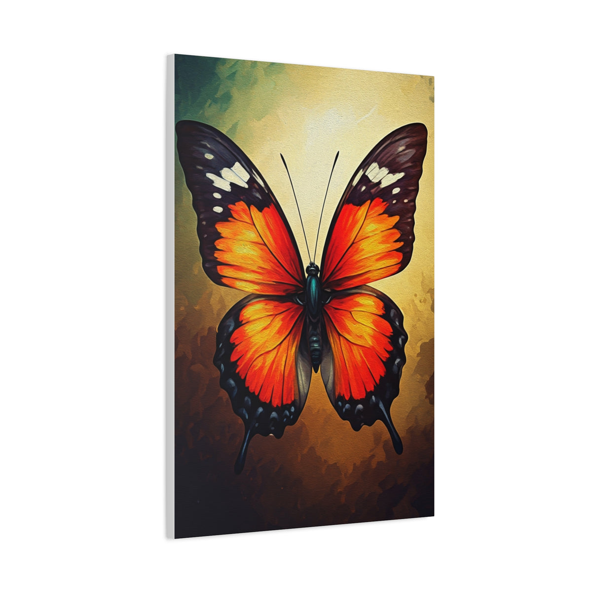 Golden Glow Butterfly Artwork Wall Art & Canvas Prints