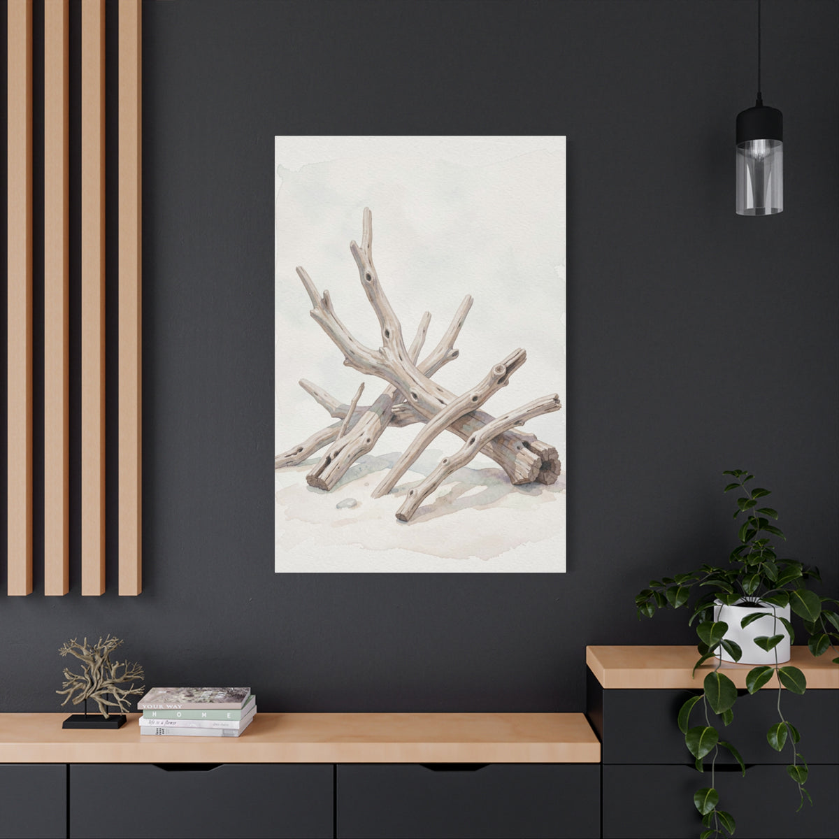 Weathered Driftwood Sculpture Wall Art & Canvas Prints