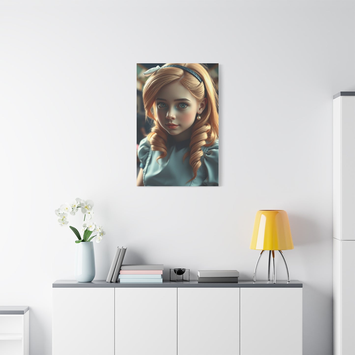 Alice In Wonderland Characters Art Refined Canvas Wall Art & Canvas Print